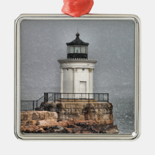 Portland Breakwater / Bug Light Metal Tree Decoration
