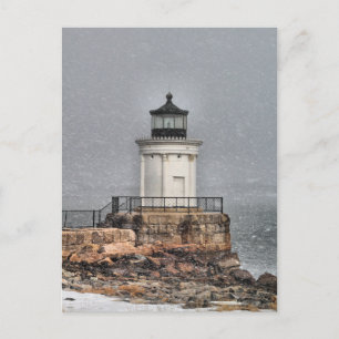 Portland Breakwater / Bug Light Postcard