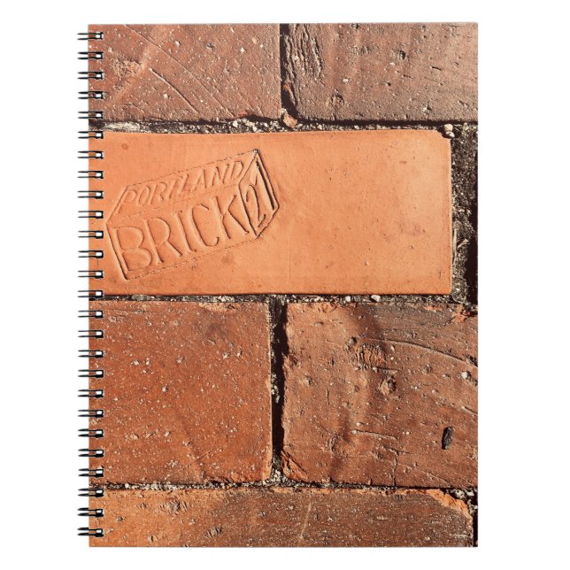 portland brick sidewalk notebook (Front)