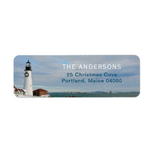 Portland Christmas Lighthouse Return Address