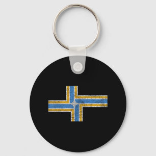 Portland City Flag State Of Oregon Pride Key Ring