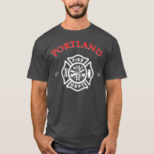Portland Fire Rescue Department Oregon Duty T-Shirt