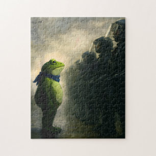 Portland Frog Protest Jigsaw Puzzle