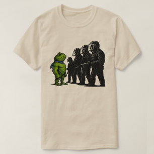 Portland Frog Protest l Resist Frog Portland Frog T-Shirt
