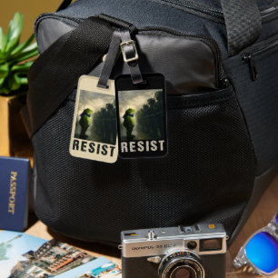 Portland Frog Protest Luggage Tag