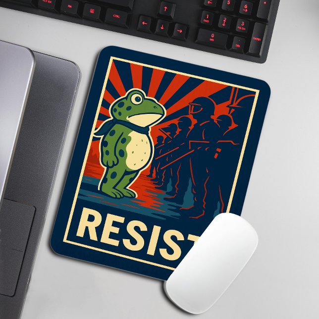 Portland Frog Protest Mouse Mat (Creator Uploaded)
