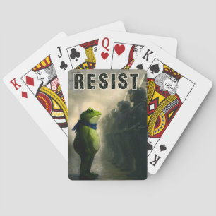 Portland Frog Protest Playing Cards