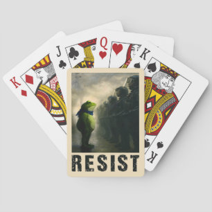 Portland Frog Protest Playing Cards