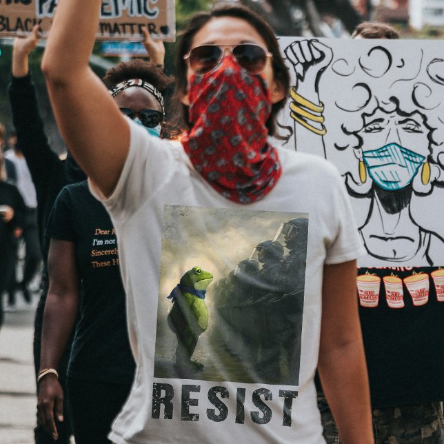 Portland Frog Protest T-Shirt (Creator Uploaded)