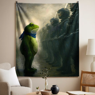 Portland Frog Protest Tapestry