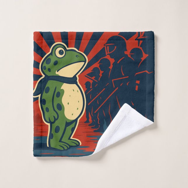 Portland Frog Protest Wash Cloth (Wash Cloth)