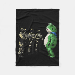 Portland Frog Resist Shirt Anti Ice  Fleece Blanket