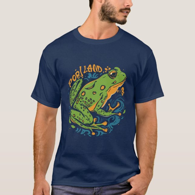 Portland Frog T-Shirt (Front)