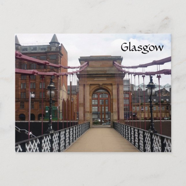 portland glasgow bridge postcard (Front)