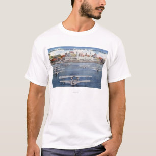 Portland Harbour View of the Public Market T-Shirt