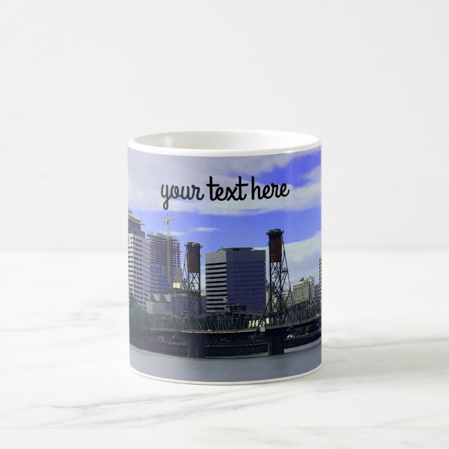 Portland Hawthorne Bridge #1 Mug (Center)