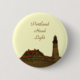 Portland Head Light 6 Cm Round Badge