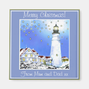 PORTLAND HEAD LIGHT BY BRIGID O'NEILL HOVEY MAGNET