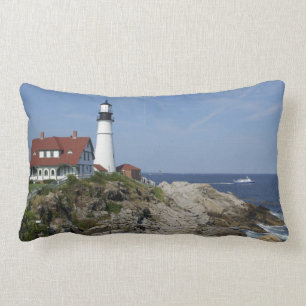Portland Head Light, Cape Elizabeth,Maine, Lumbar Cushion
