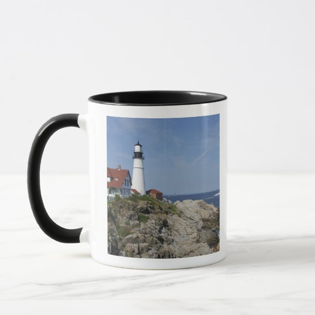 Portland Head Light, Cape Elizabeth,Maine, Mug (Left)
