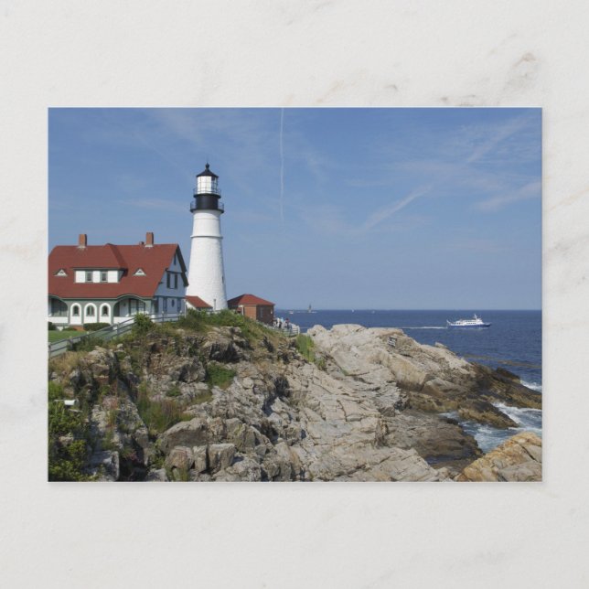 Portland Head Light, Cape Elizabeth,Maine, Postcard (Front)