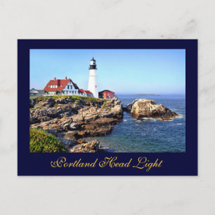 Portland Head Light, Cape Elizabeth, Maine, U.S.A. Postcard
