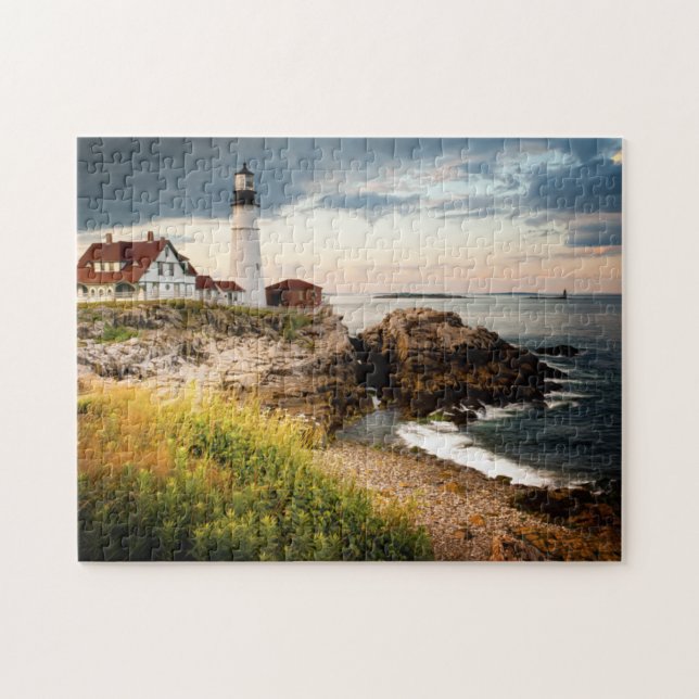 Portland Head Light | Cape Elizabeth ME Jigsaw Puzzle (Horizontal)