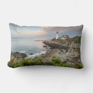 Portland Head Light   Cape Elizabeth, ME Lumbar Cushion