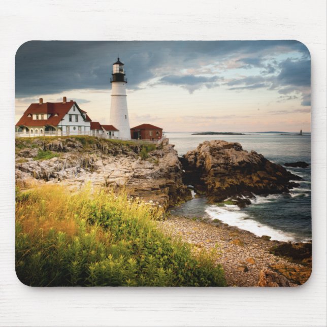 Portland Head Light | Cape Elizabeth ME Mouse Mat (Front)