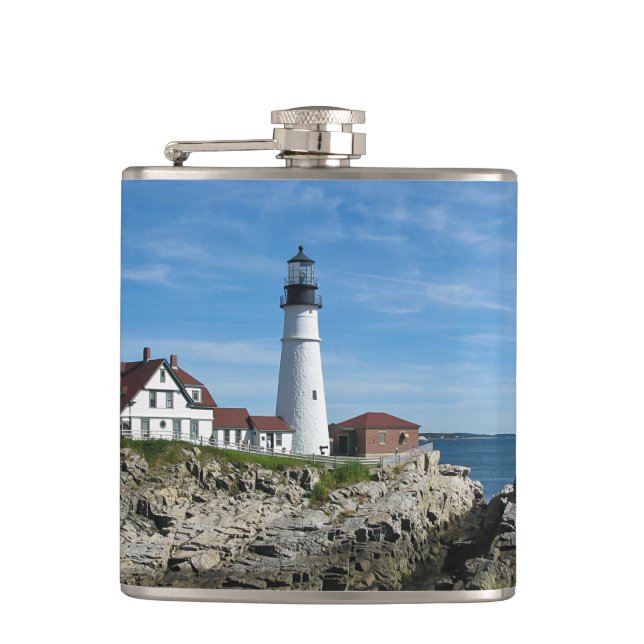 Portland Head Light Hip Flask (Front)
