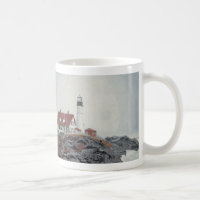 Portland Head Light in Fog