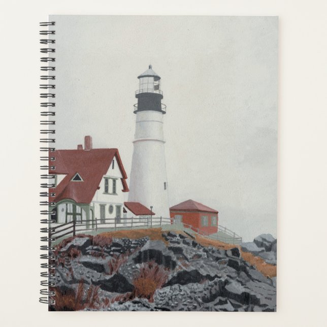 Portland Head Light in Fog Planner (Front)