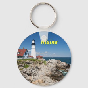 Portland Head Light Keychain