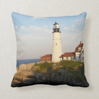 Portland Head Light Lighthouse Cushion