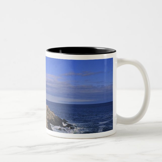 Portland Head Light Lighthouse Maine Two-Tone Coffee Mug (Right)