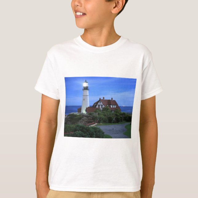 Portland Head Light Lighthouse T-Shirt (Front)
