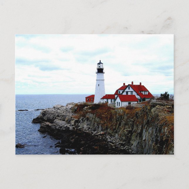 Portland Head Light, Maine, Postcard (Front)
