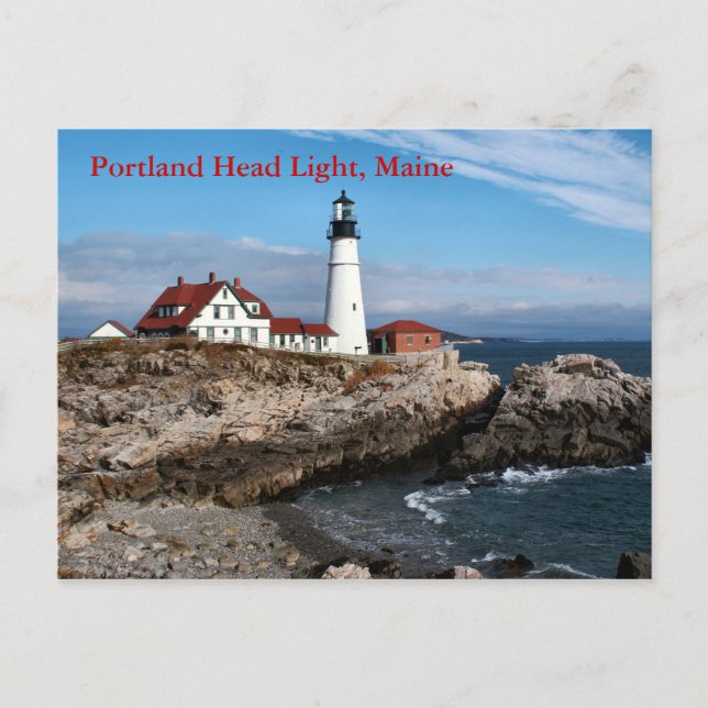 Portland Head Light, Maine Postcard (Front)