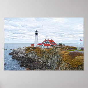 Portland Head Light, Maine Poster