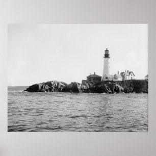 Portland Head Light Poster