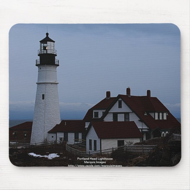 Portland Head Lighthou Mouse Mat (Front)