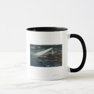 Portland Head Lighthouse at Night Mug