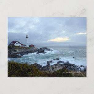 Portland Head Lighthouse at Sunrise Postcard