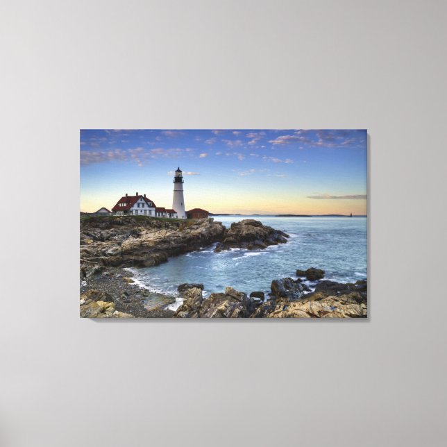 Portland Head Lighthouse Canvas Print (Front)