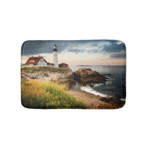 Portland Head Lighthouse   Cape Elizabeth, Me Bath Mat