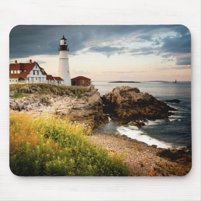 Portland Head Lighthouse | Cape Elizabeth, Me Mouse Mat (Front)
