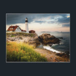 Portland Head Lighthouse | Cape Elizabeth, Me Postcard<br><div class="desc">Portland Head Light - Cape Elizabeth,  ME.,  USA</div>