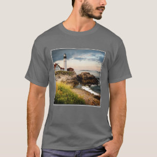 Portland Head Lighthouse Cape Elizabeth, Me T-Shirt