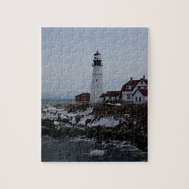Portland Head Lighthouse Jigsaw Puzzle (Vertical)