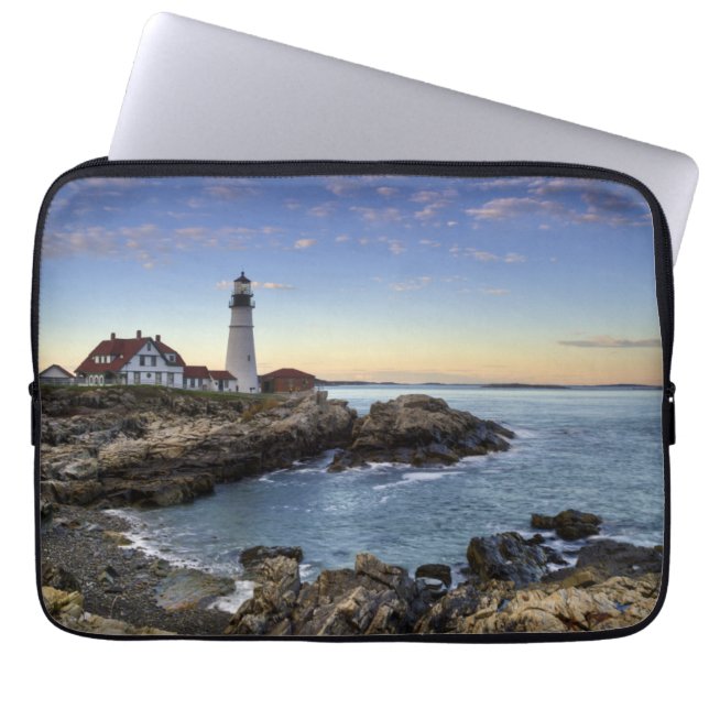Portland Head Lighthouse Laptop Sleeve (Front)
